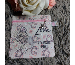 ADVENTSKALENDER 20. Dezember - Stickdatei - Love yourself first Frau LineArt